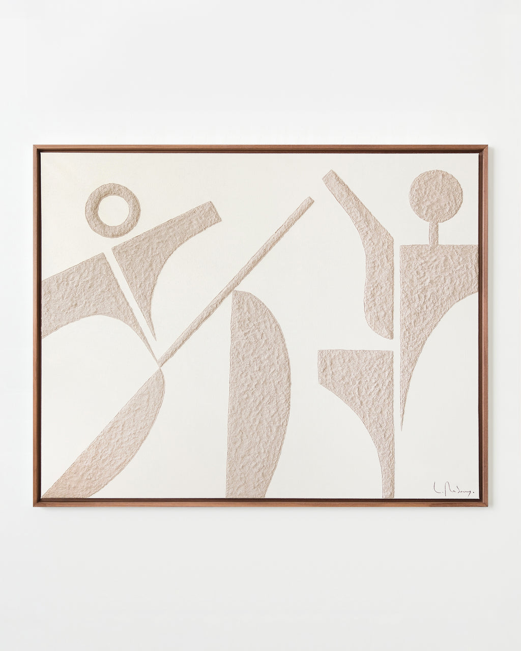 Painting by Lara Youssef Nabawy titled "Scène d'amour" - 1.