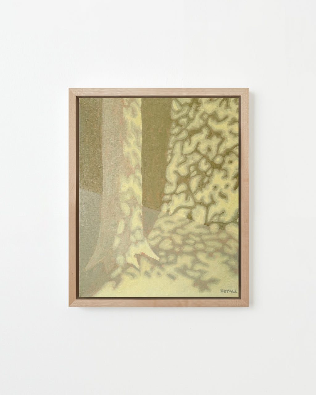 Painting by Mary Royall Wilgis titled "Ashland Place, 4:57 pm" - 1.