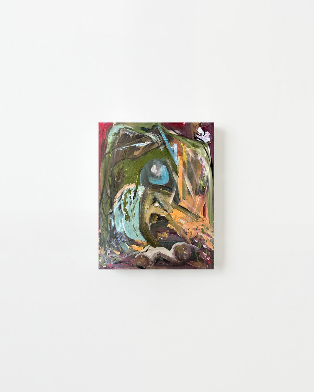 Painting by Diana Delgado titled "Counting Study" - 1.