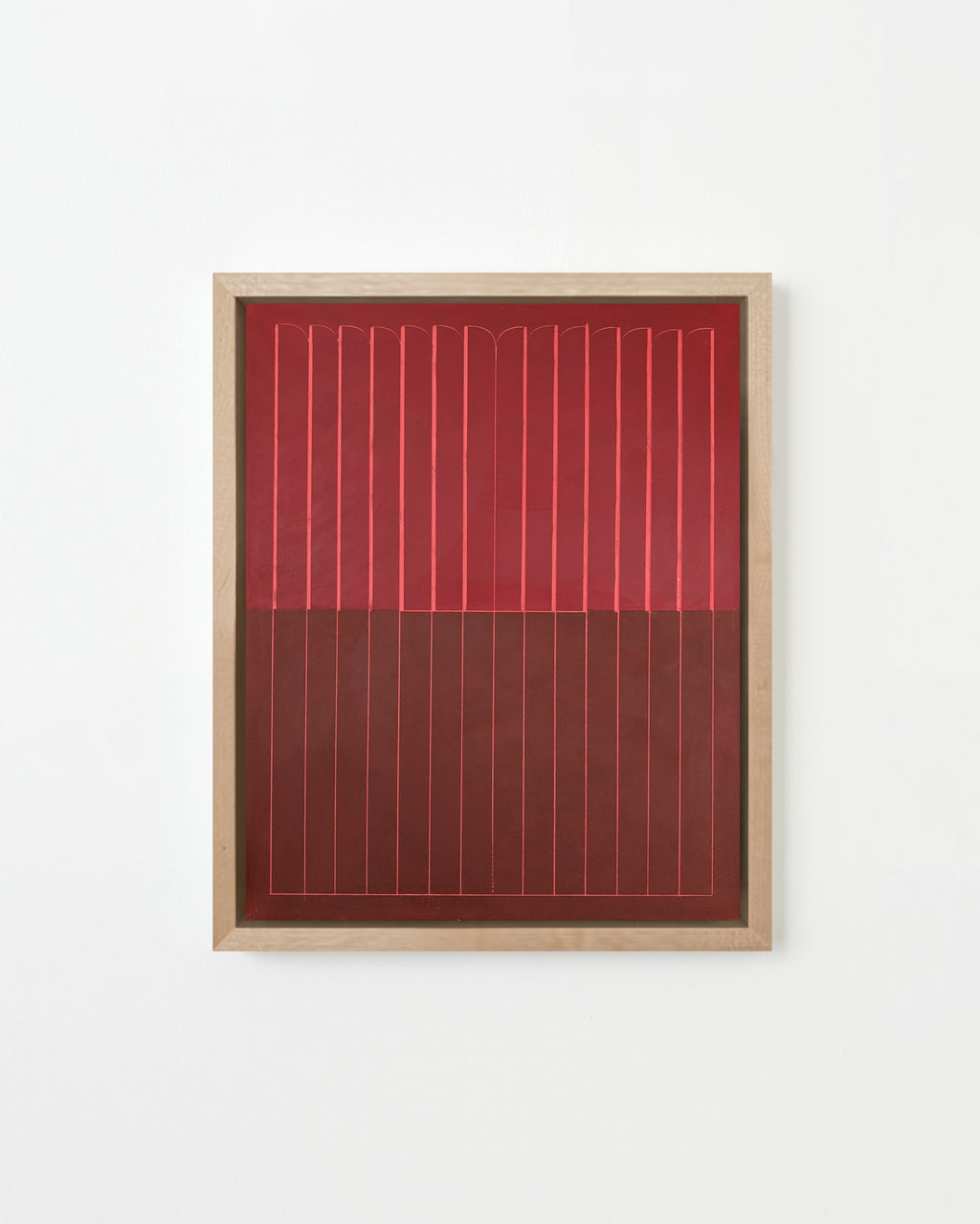 Painting by Arielle Zamora titled "Red Curtain" - 1.