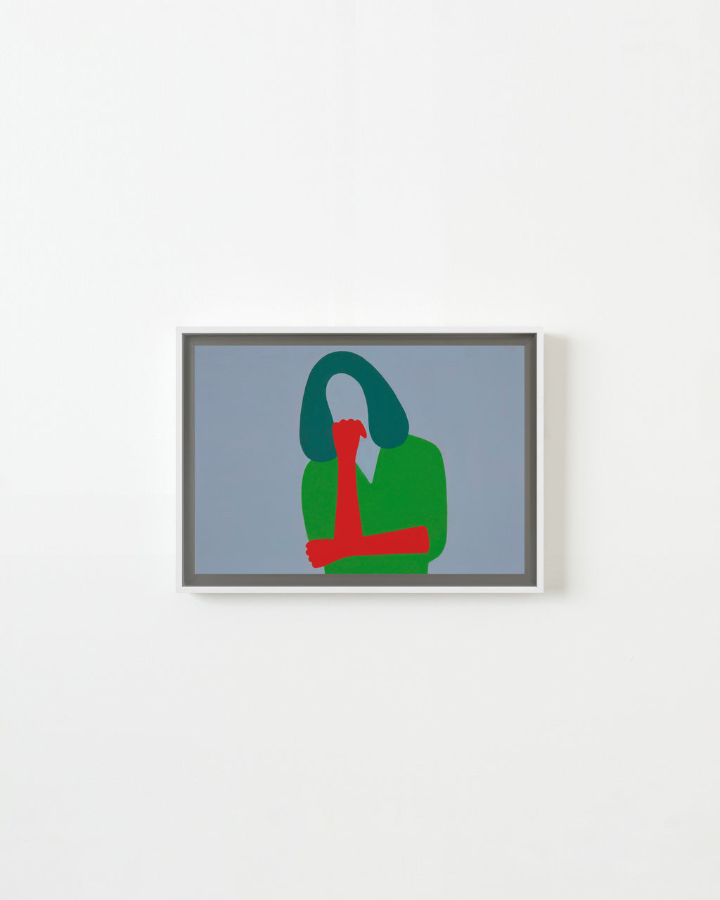 Painting by Dana Bell titled "Get Away From There, This Is My Place" - 1.