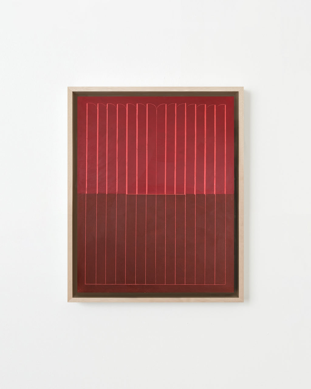 Painting by Arielle Zamora titled "Red Curtain" - 1.