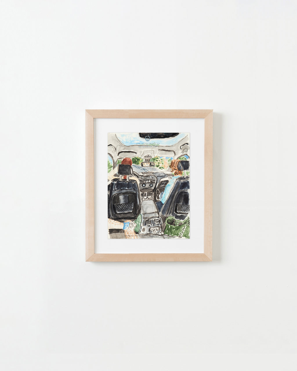 Drawing by David Rhoads titled "Road trip" - 1.