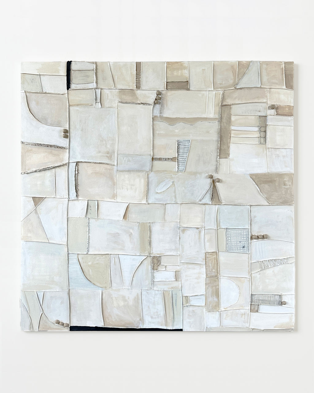Painting by Nicole Anastas titled "Echoes" - 1.