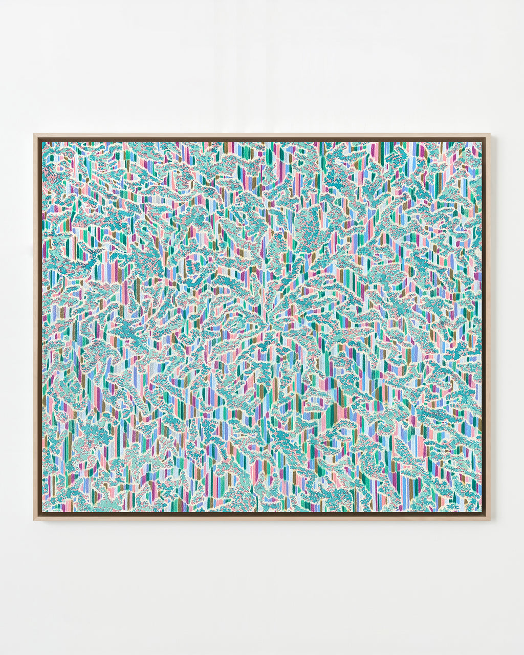 Painting by Devon Reina titled "Vision of Shared Delusions" - 1.