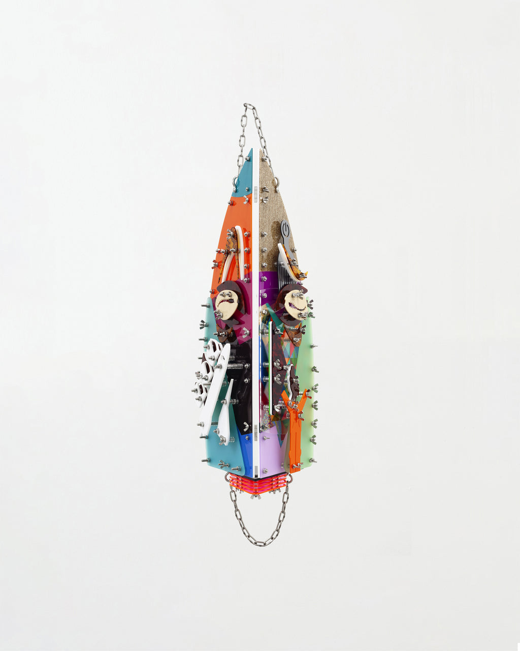 Sculpture by Damien Davis titled "To the Moon (Blackamoors Collages #470)" - 1.