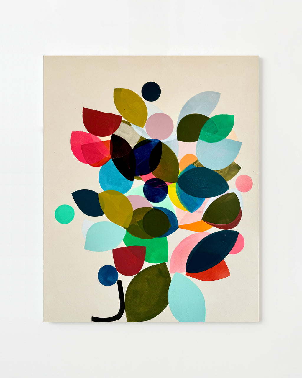 Painting by Vicki Sher titled "Spring Floral 3" - 1.