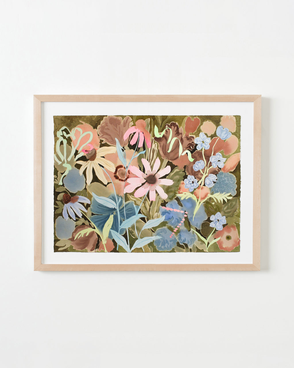 Painting by Kayla Plosz Antiel titled "Florilegia 56" - 1.