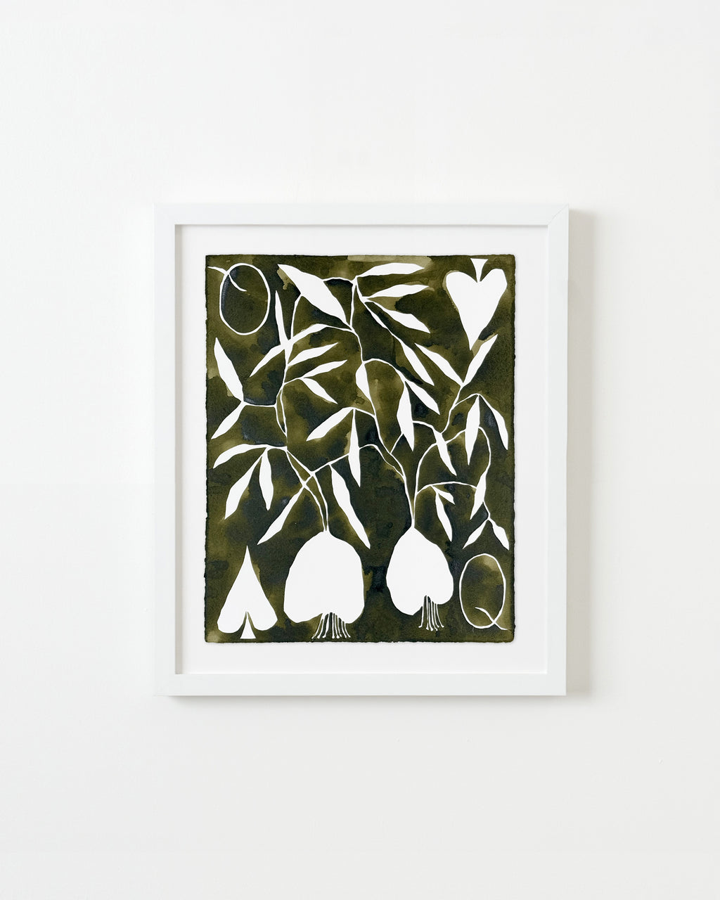 Painting by Kate Roebuck titled "Queen of Vines" - 1.