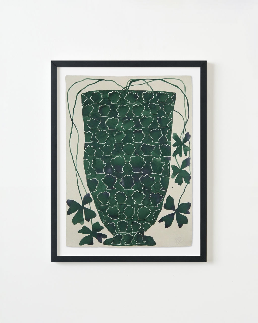 Painting by Kate Roebuck titled "Shell Jar" - 1.