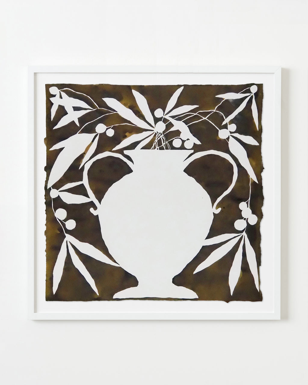 Painting by Kate Roebuck titled "Vase" - 1.