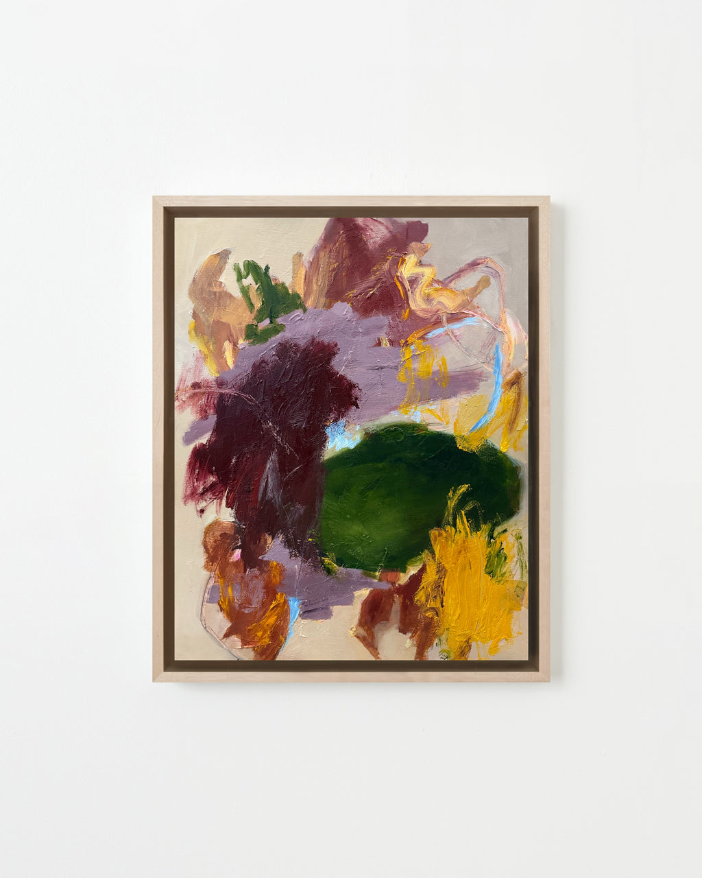 Painting by Elisa Gomez titled "Autumn Shades VIII" - 1.