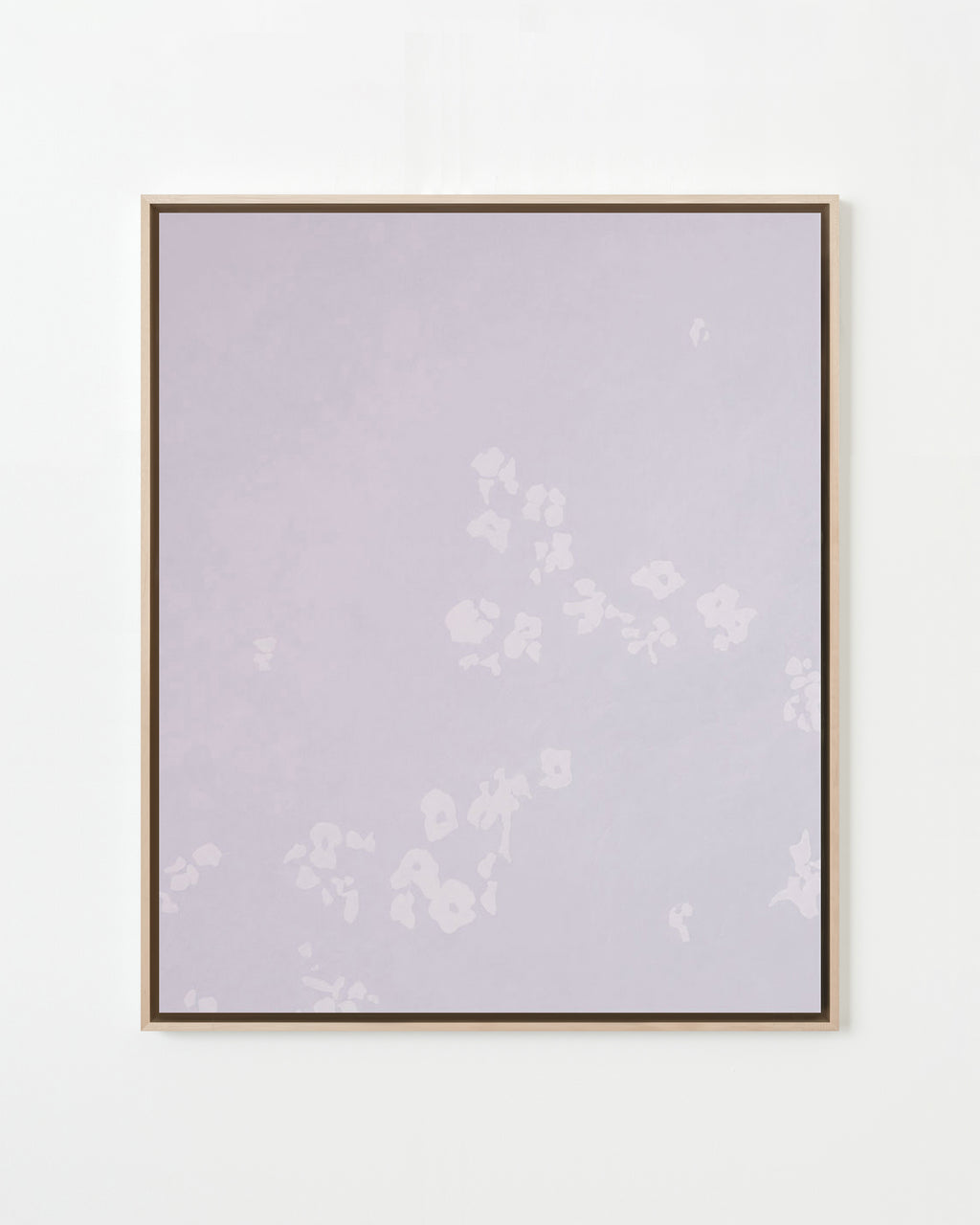 Painting by Natalia Nicole Rodríguez titled "Lilac Dreams" - 1.
