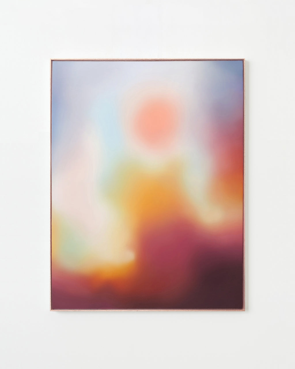 Painting by Arantxa Solis titled "Tephra" - 1.