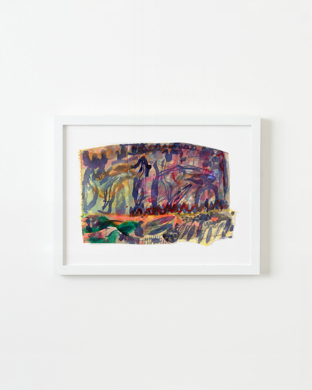 Painting by Padma Rajendran titled "Climbing Out" - 1.
