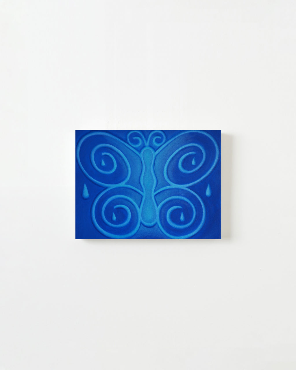 Painting by Jocelyn Tsaih titled "Coiled Wings" - 1.