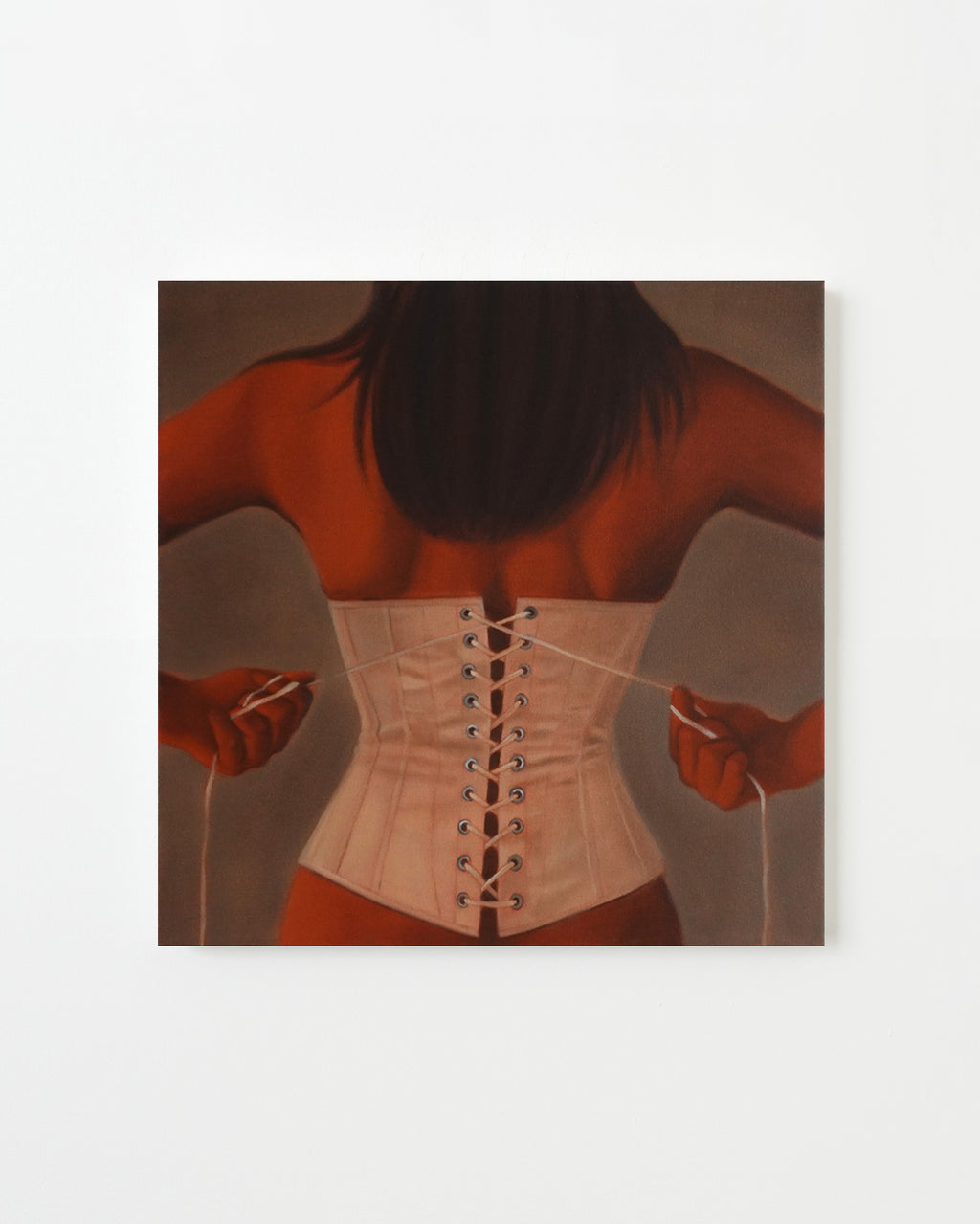 Painting by Melody Tuttle titled "Best Behavior" - 1.