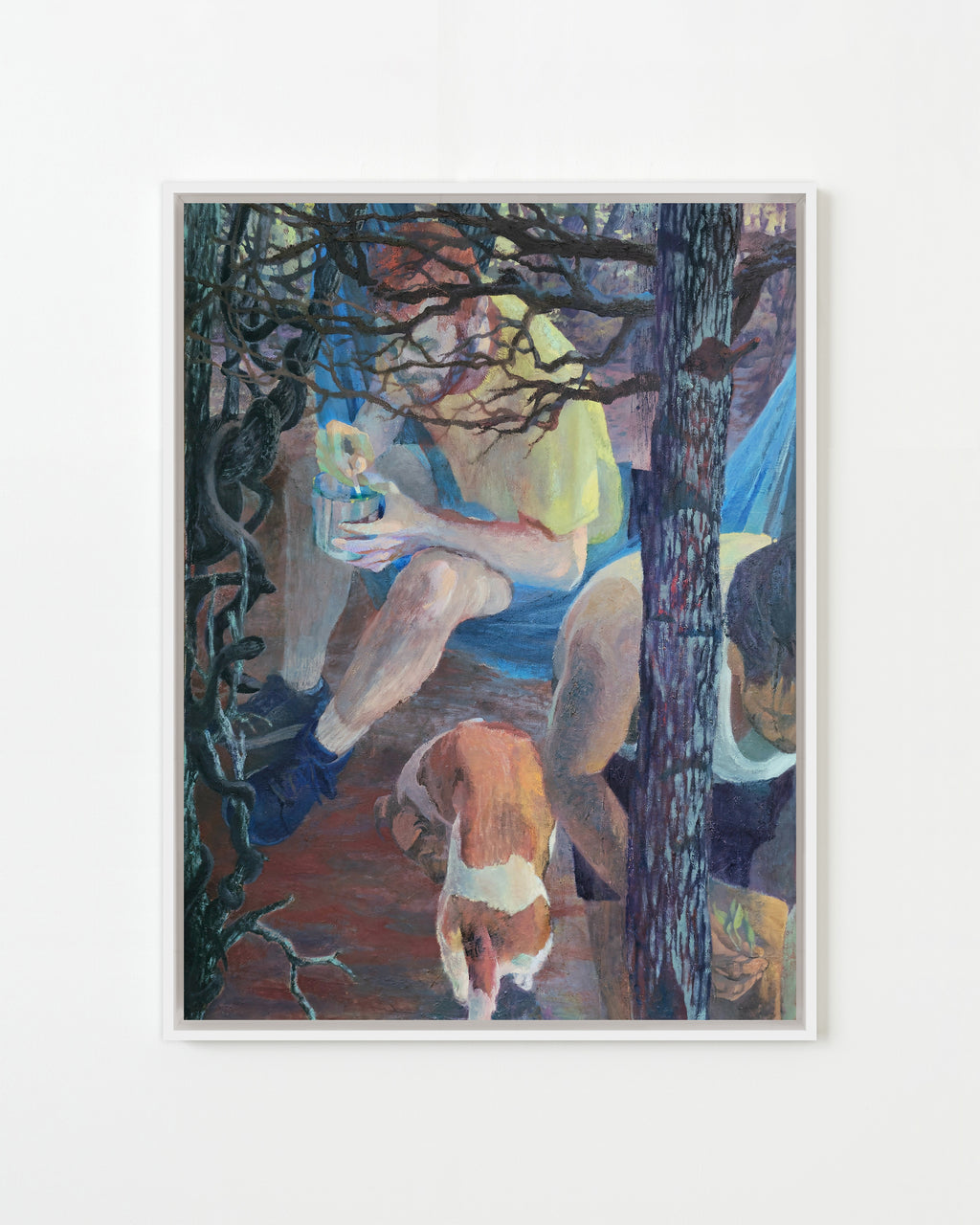 Painting by Kat Spears titled "Forage Play" - 1.