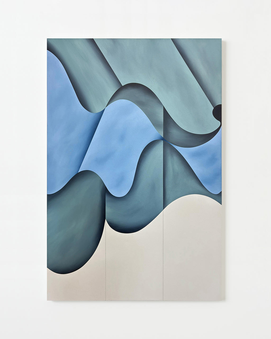 Painting by Senem Oezdogan titled "Drift Logic" - 1.