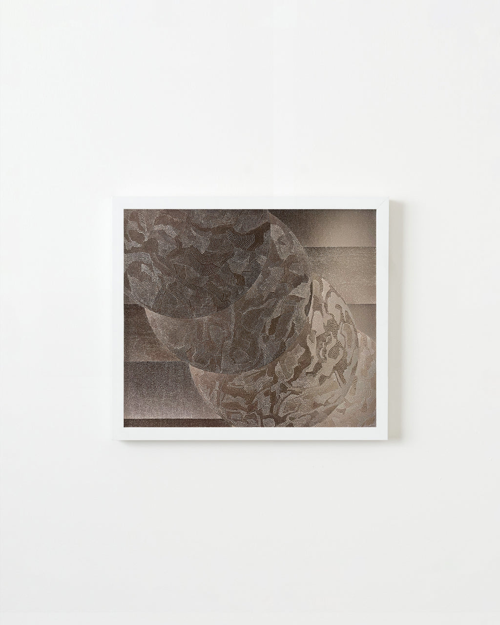 Drawing by Lucha Rodriguez titled "Patrones de Cultivo" - 1.
