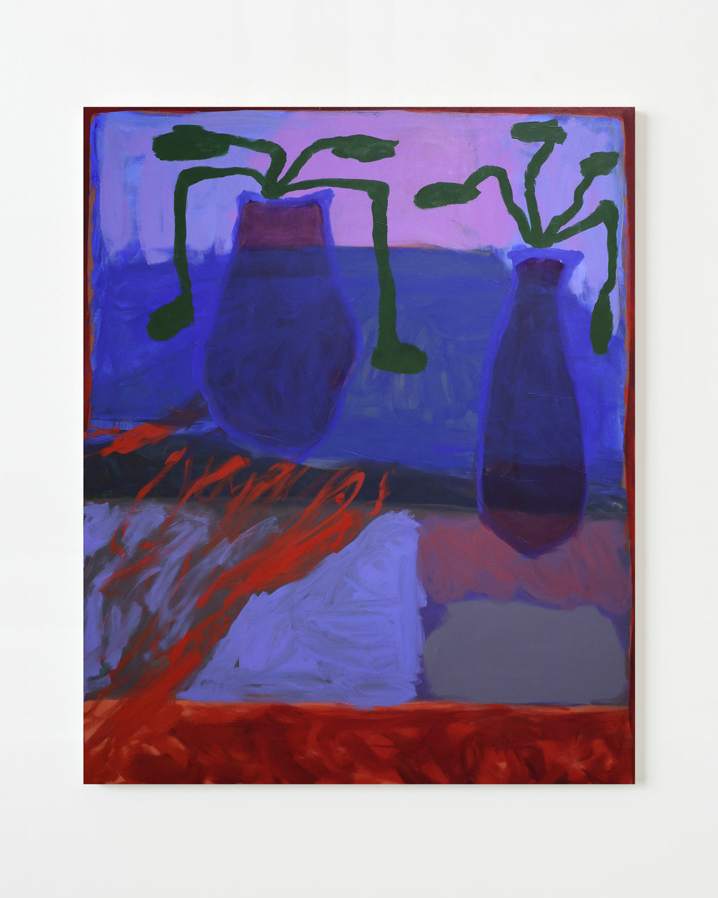 Painting by Amber Hearn titled "Things From My Home To You" - 1.