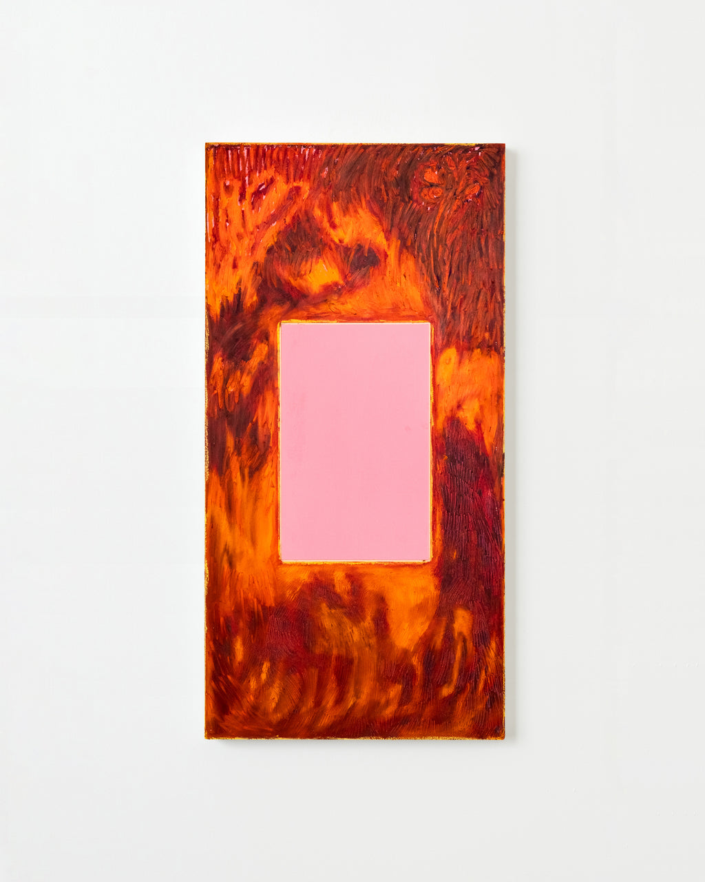 Painting by Taja Vaetoru titled "Tūrama — Fire" - 1.