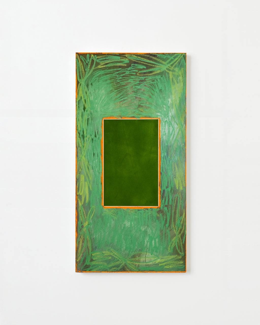 Painting by Taja Vaetoru titled "Tūrama — Garden" - 1.