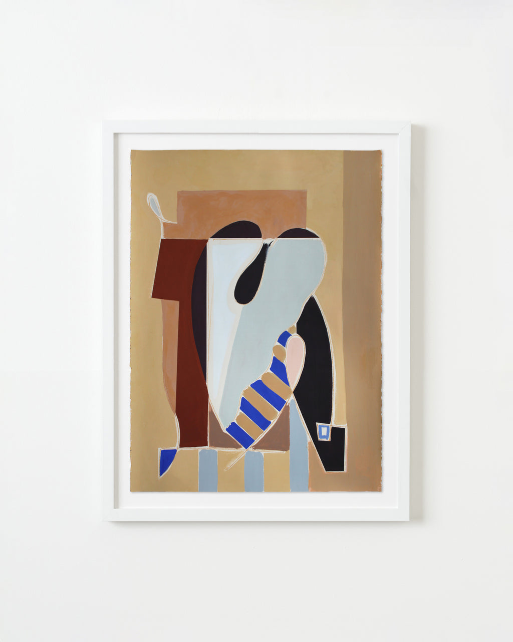 Painting by Anna Koeferl titled "Garden Geometries No. 1" - 1.