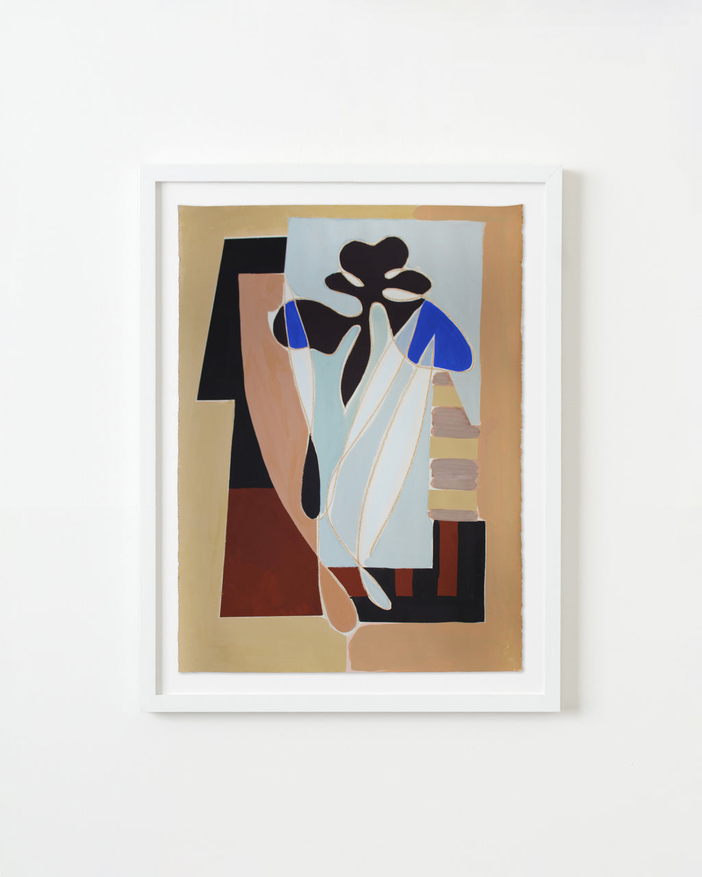 Painting by Anna Koeferl titled "Garden Geometries No. 2" - 1.