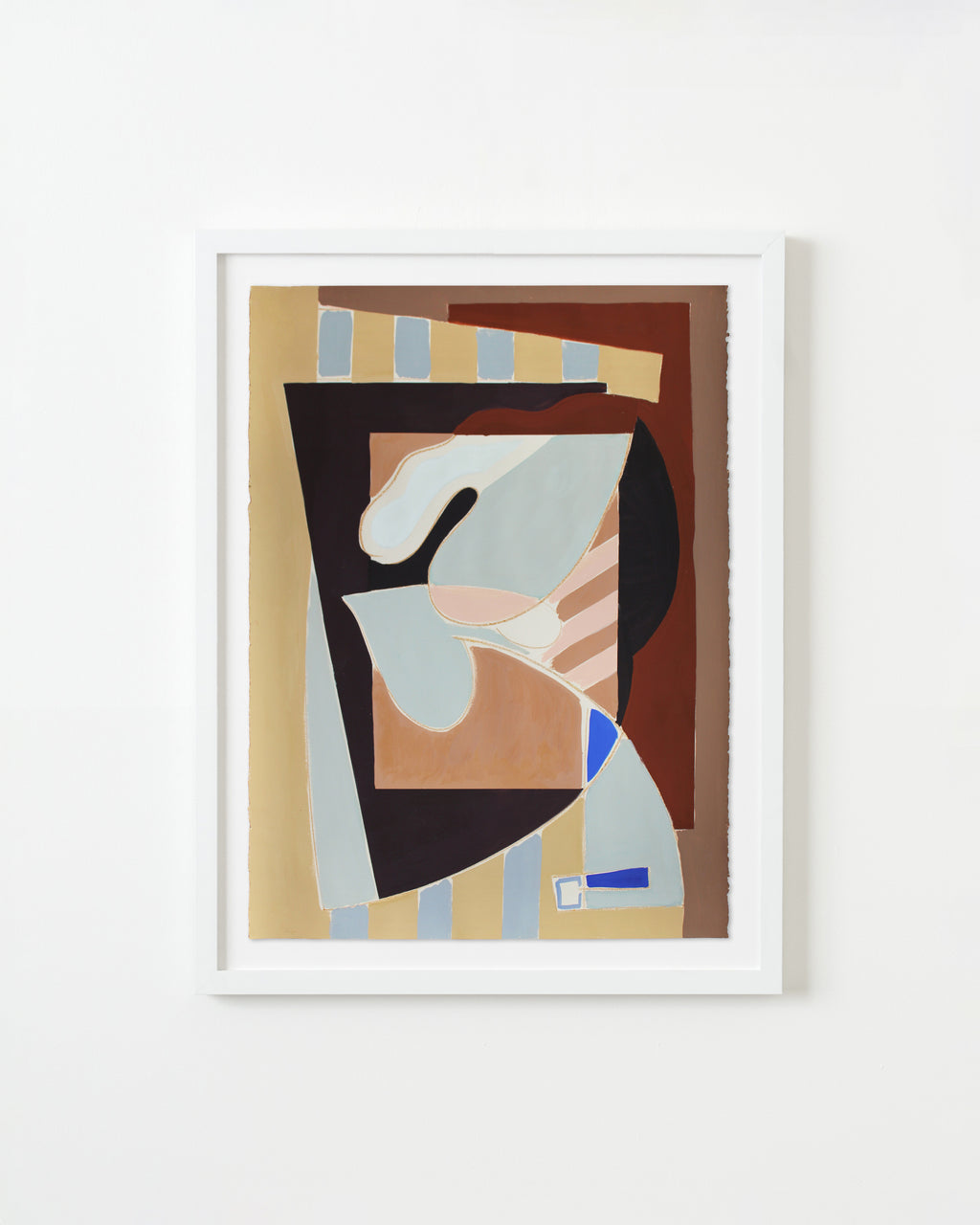 Painting by Anna Koeferl titled "Garden Geometries No. 3" - 1.