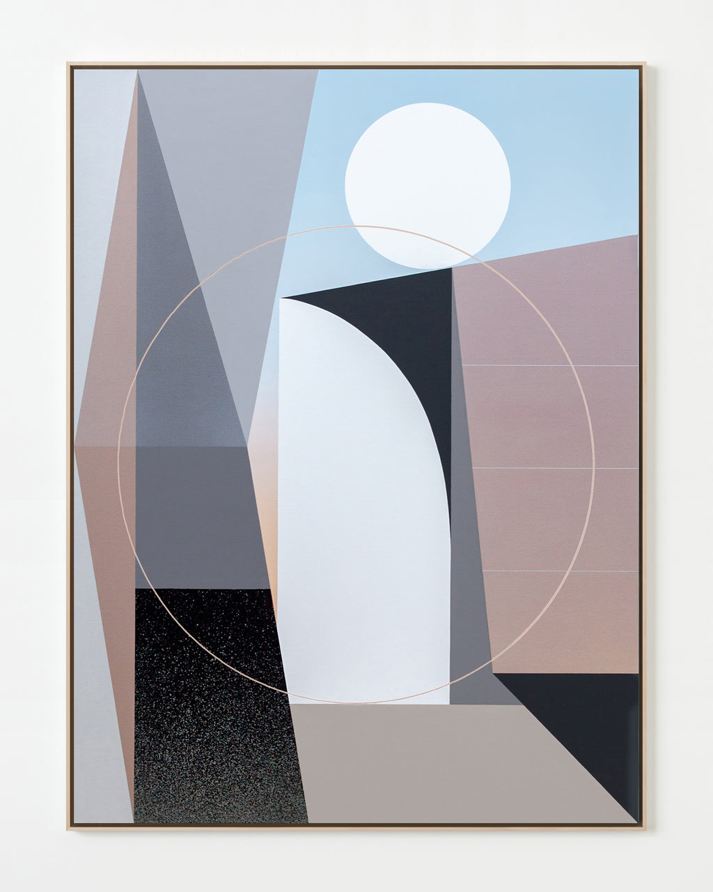 Painting by Tony Sjöman titled "The Source Index" - 1.