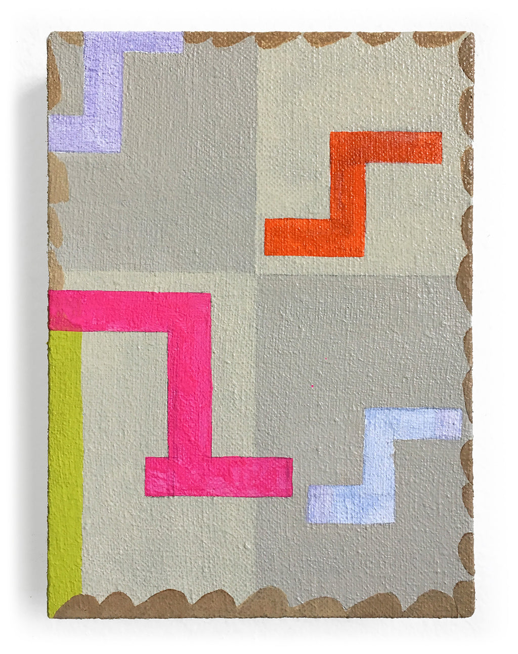 Painting by Jessica Simorte titled "Fitting" - 2.