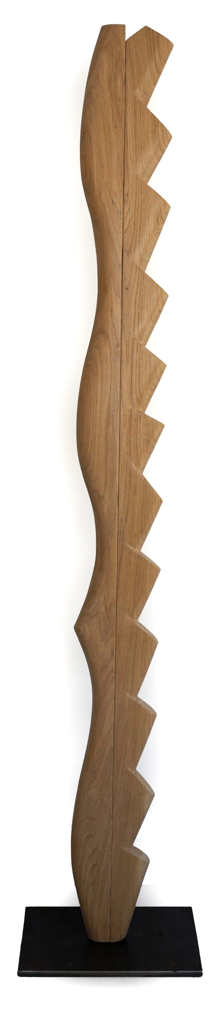 Sculpture by Fitzhugh Karol titled "Foothold III" - 3.