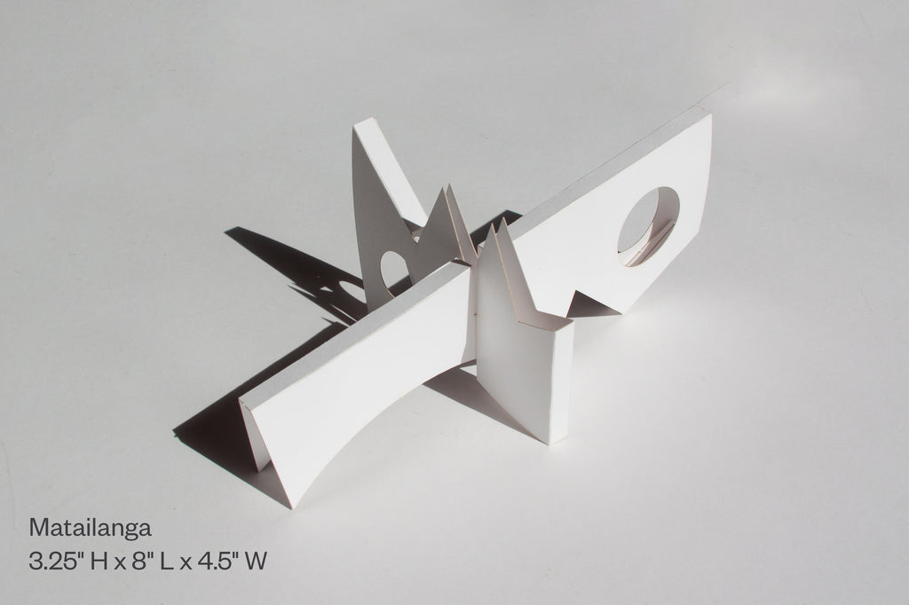 Sculpture by Fitzhugh Karol titled "To and From (Paper Maquettes)" - 3.