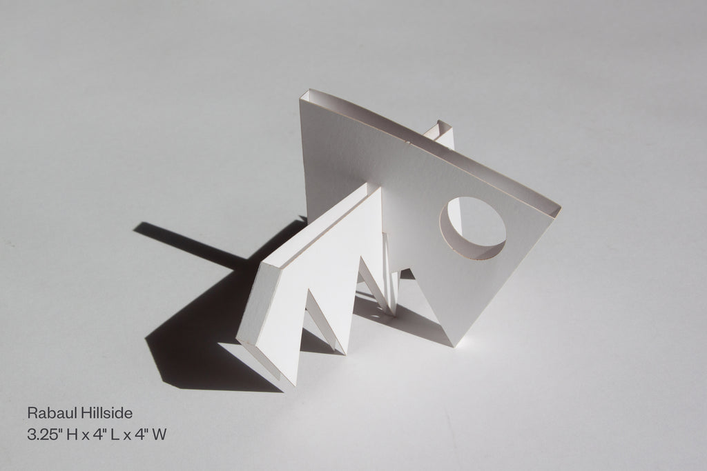 Sculpture by Fitzhugh Karol titled "To and From (Paper Maquettes)" - 4.