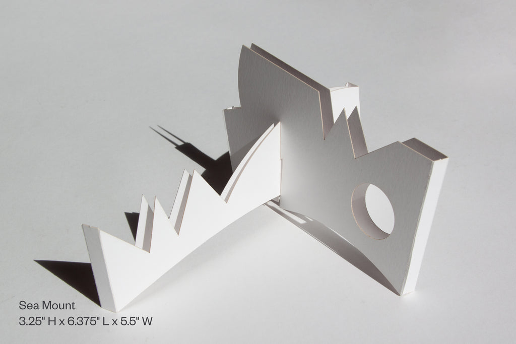 Sculpture by Fitzhugh Karol titled "To and From (Paper Maquettes)" - 5.