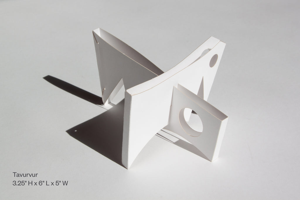 Sculpture by Fitzhugh Karol titled "To and From (Paper Maquettes)" - 6.