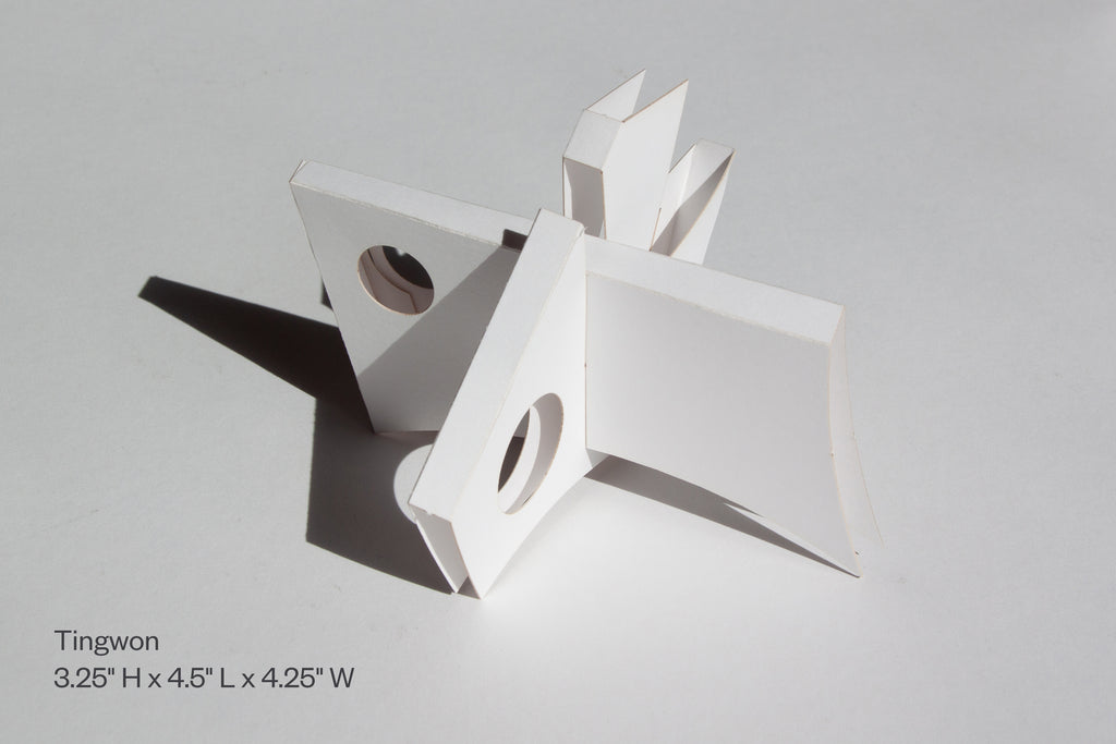 Sculpture by Fitzhugh Karol titled "To and From (Paper Maquettes)" - 7.