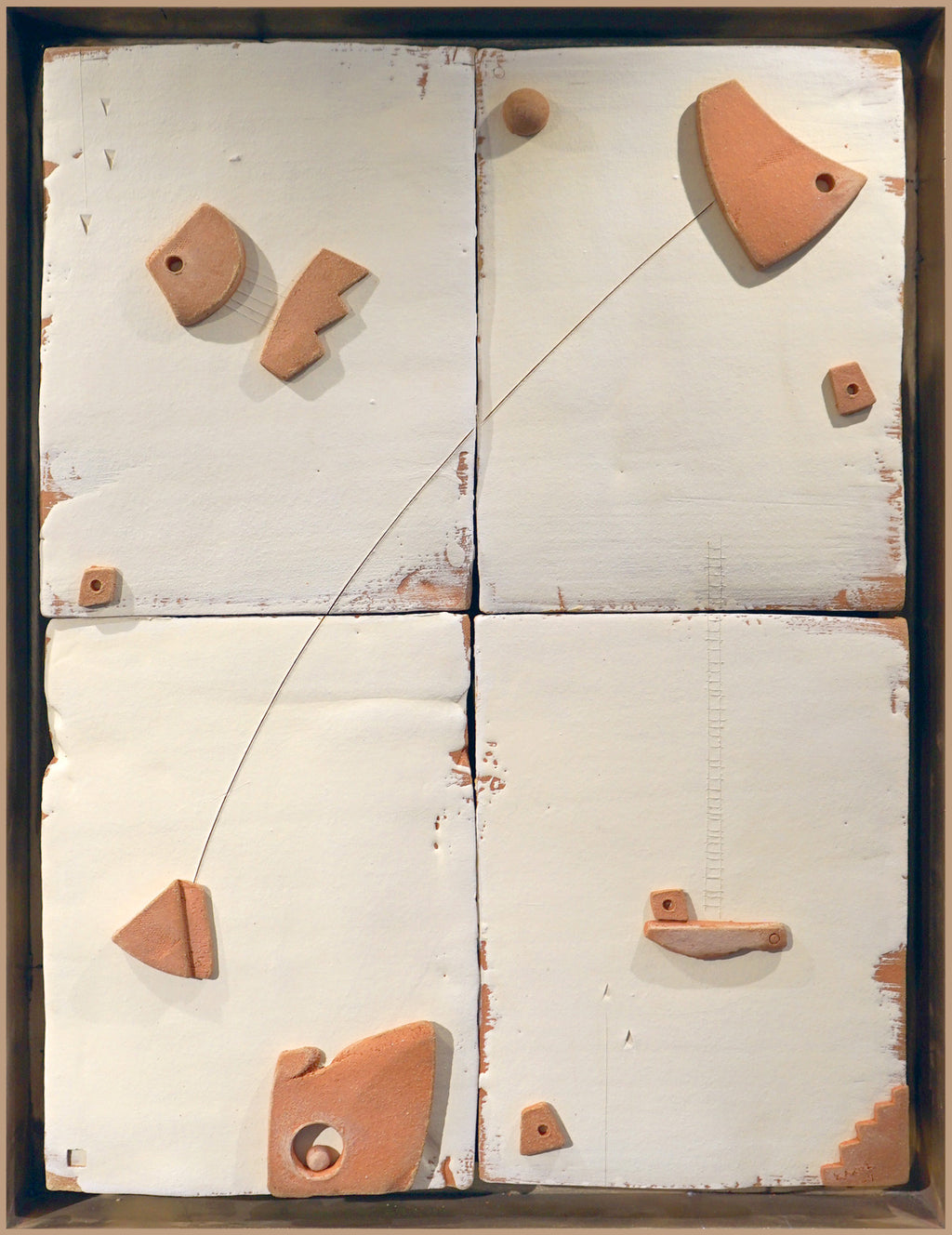 Sculpture by Fitzhugh Karol titled "Moonvies Kite Day" - 2.