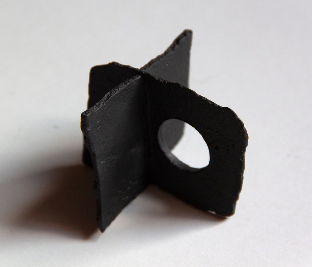 Sculpture by Fitzhugh Karol titled "Porcelain Plane IV" - 3.