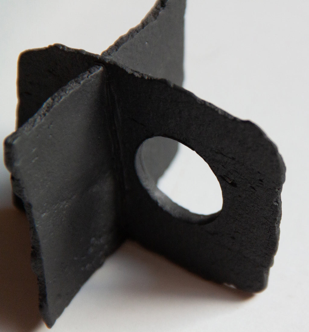 Sculpture by Fitzhugh Karol titled "Porcelain Plane IV" - 4.