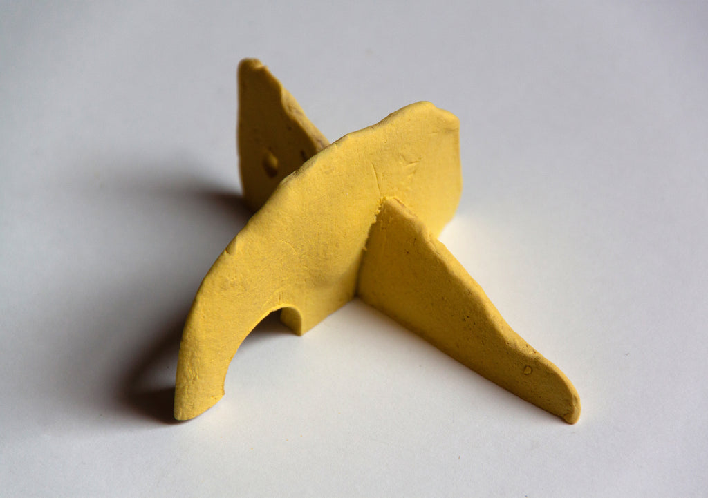 Sculpture by Fitzhugh Karol titled "Porcelain Plane VI" - 4.