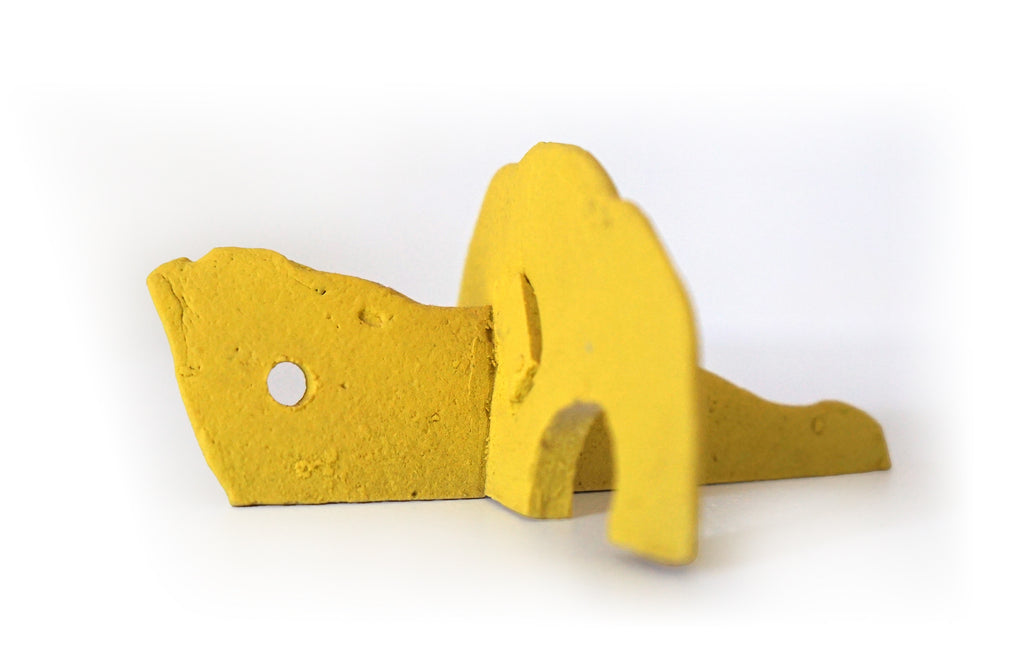 Sculpture by Fitzhugh Karol titled "Porcelain Plane VI" - 2.