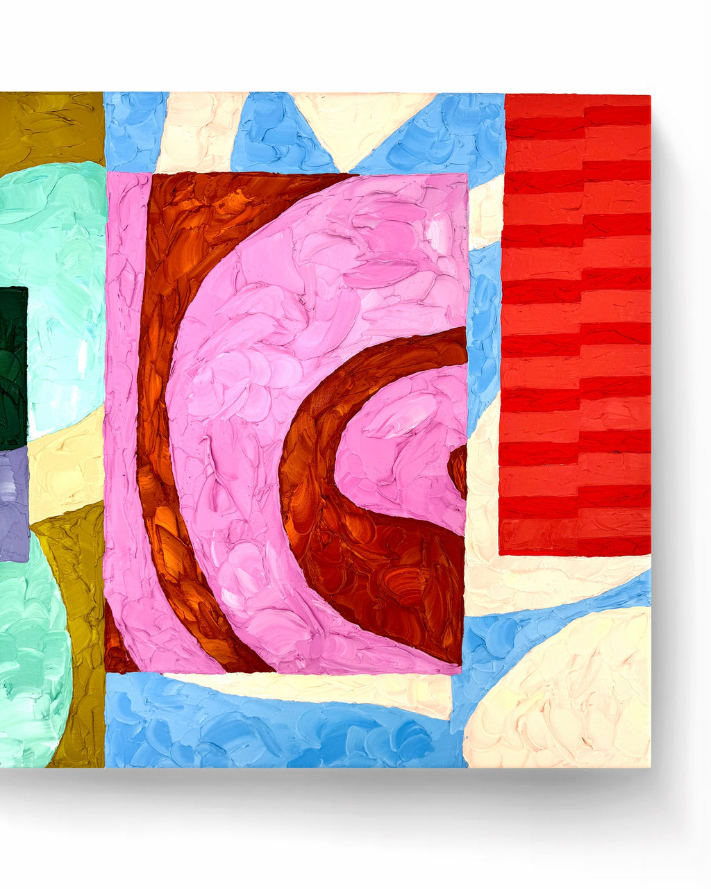 Painting by Alex Proba titled "Floral Labyrinths" - 6.