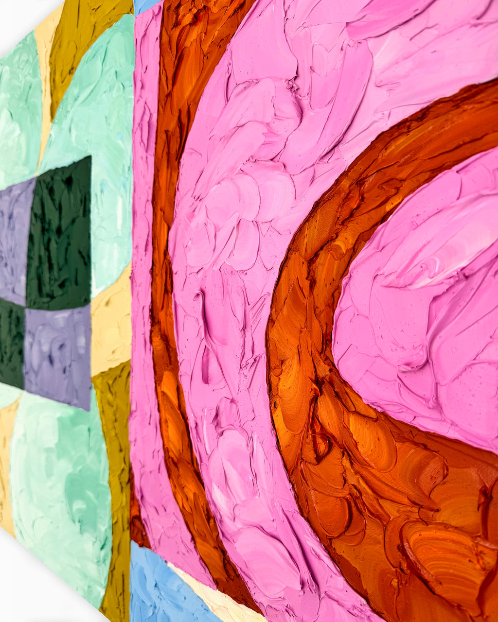 Painting by Alex Proba titled "Floral Labyrinths" - 5.