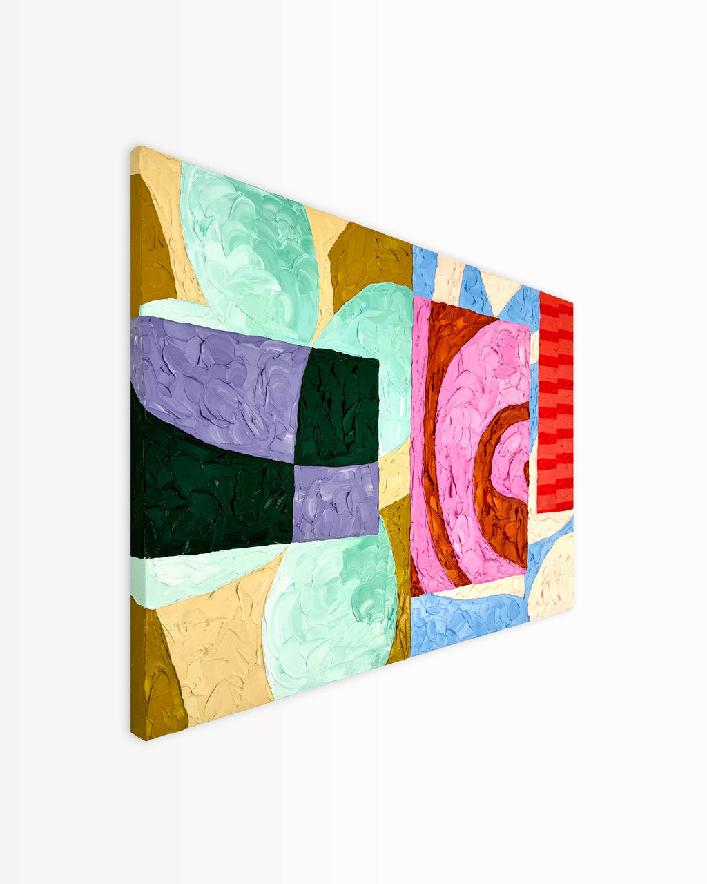 Painting by Alex Proba titled "Floral Labyrinths" - 3.