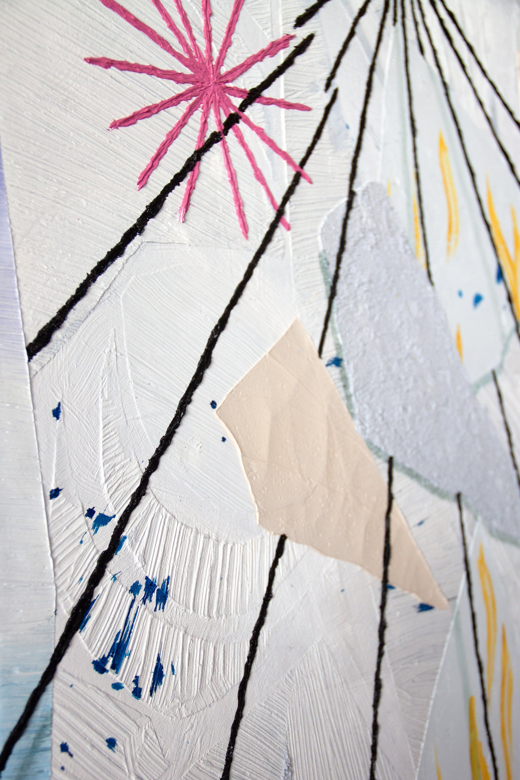 Painting by Tyler Scheidt titled "Crystal Ocean" - 6.