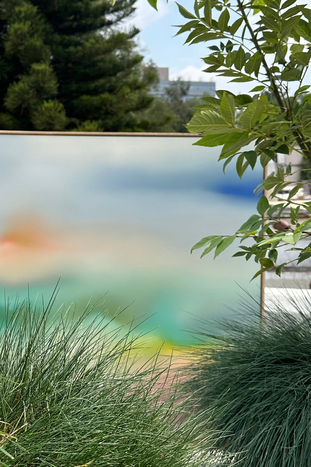 Painting by Arantxa Solis titled "Valle Nebula" - 6.