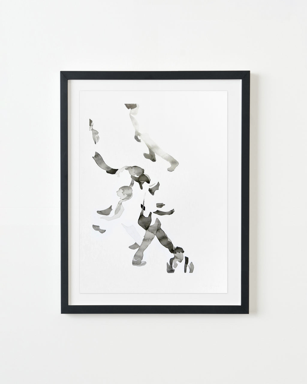 Painting by Gabrielle Raaff titled "In Line I" - 3.