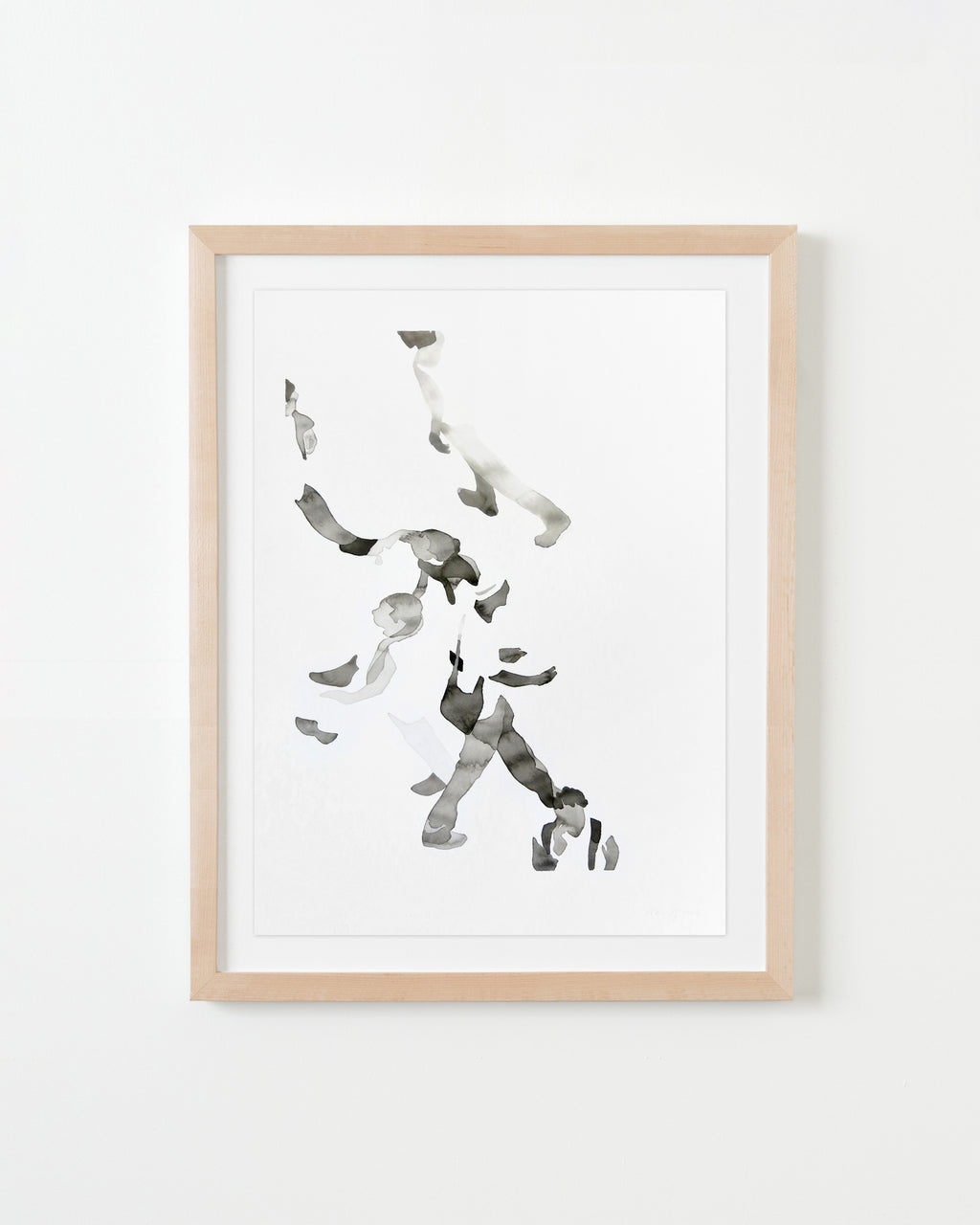Painting by Gabrielle Raaff titled "In Line I" - 4.